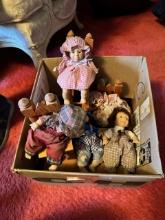 BOX OF HIGH CHAIR BABY DOLLS