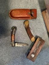 BUCK AND TIMBER WOLF KNIVES