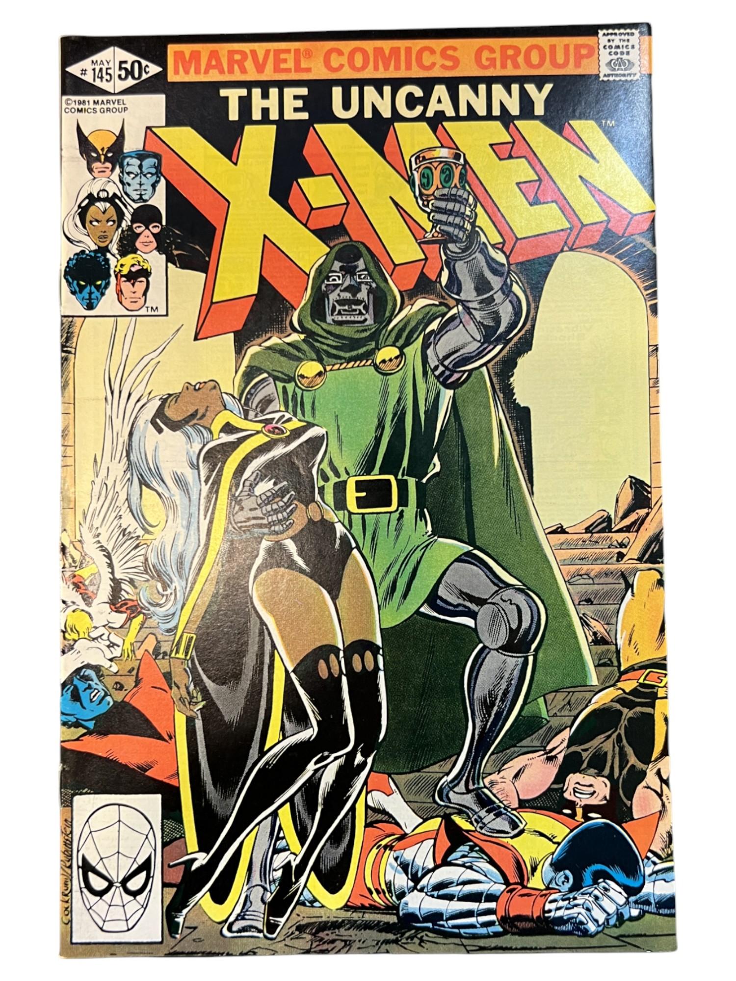 Uncanny X-Men #145 Dr. Doom Cover Marvel Comic Book