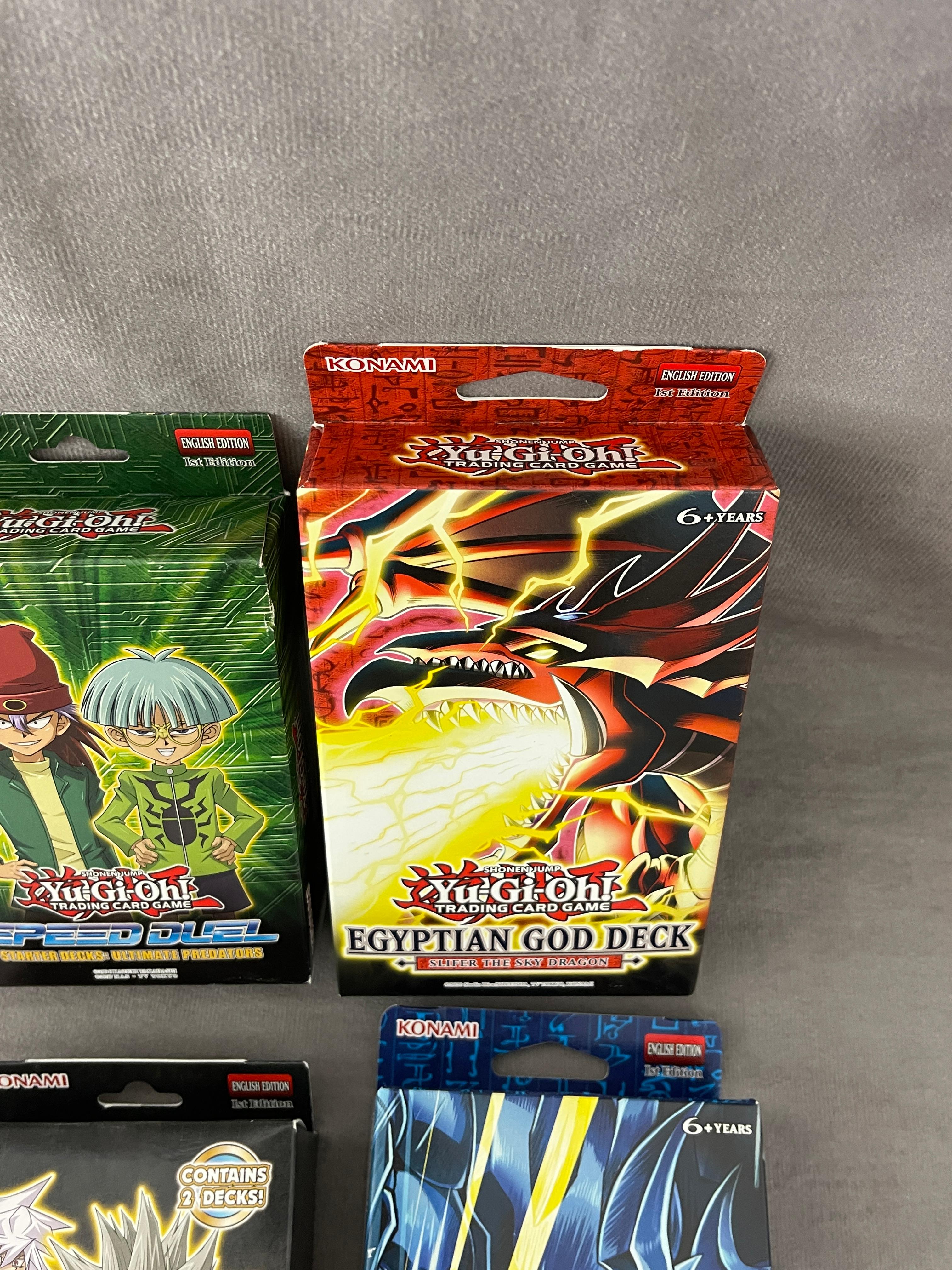 Yu-Gi-Oh Speed Duel Starter Decks and Egytian God Decl Sealed Boxes