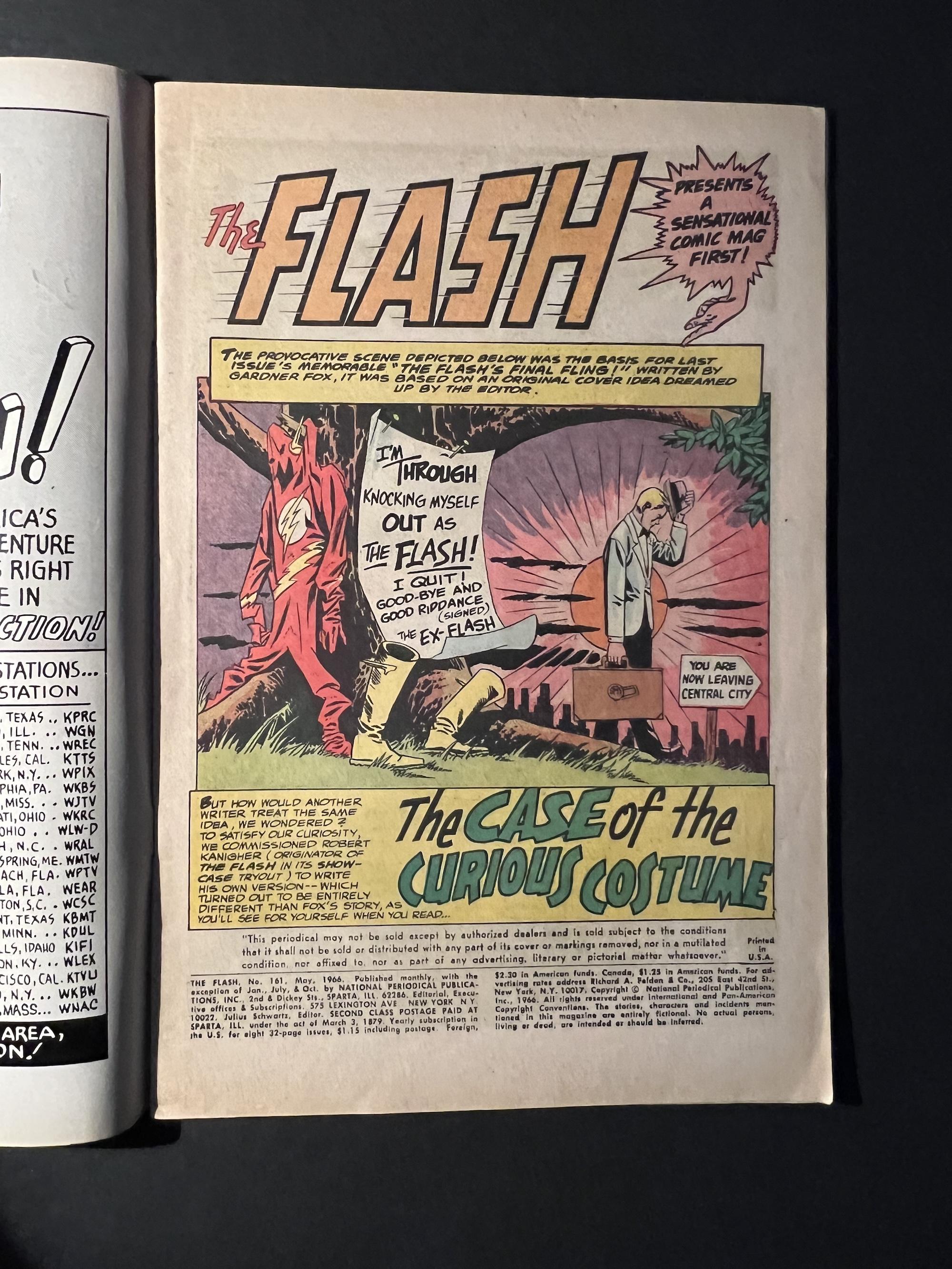 The Flash #161 DC Mirror Master App Comic Book