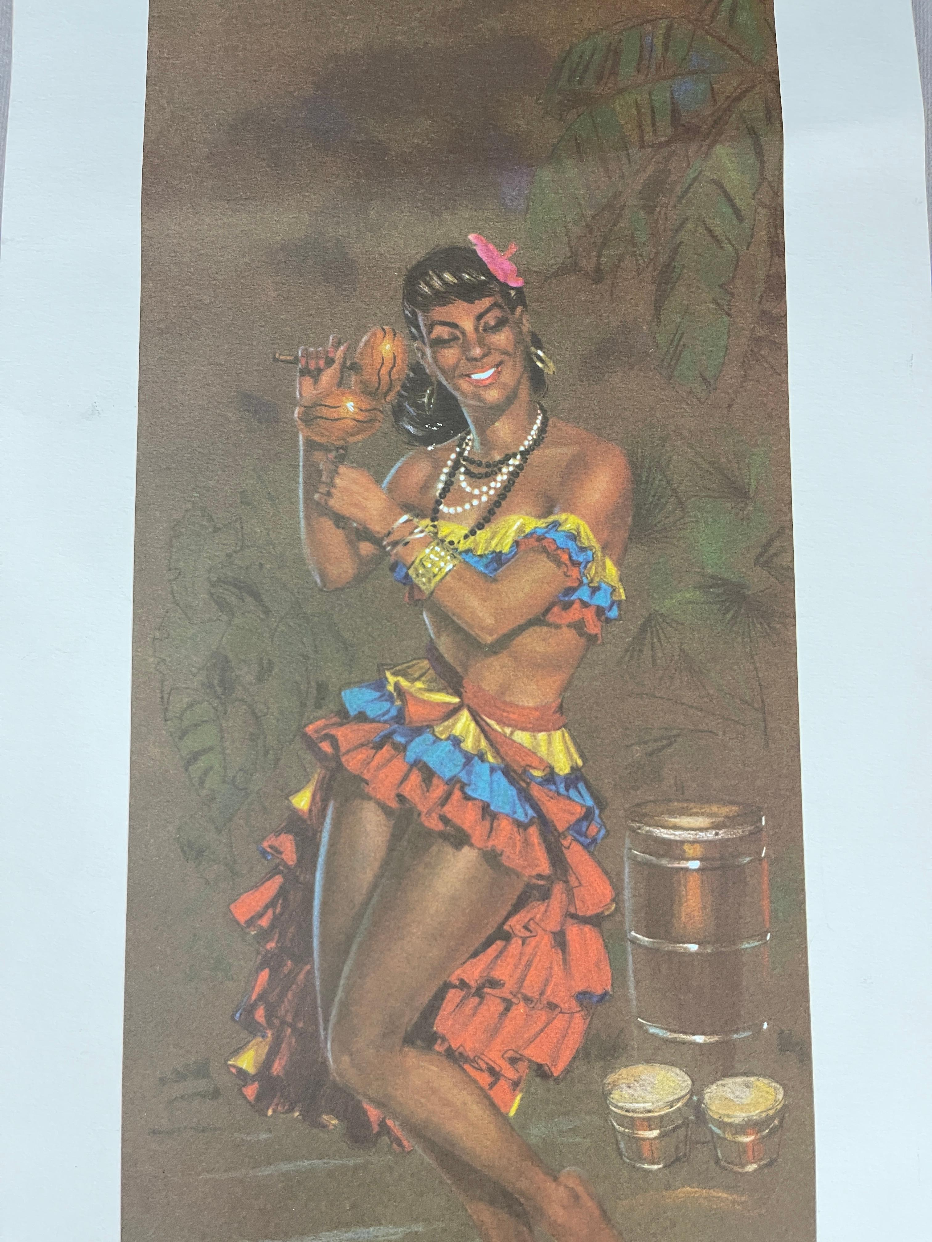 People of the World - The Calypso Dancer 1962 Lithograph Print