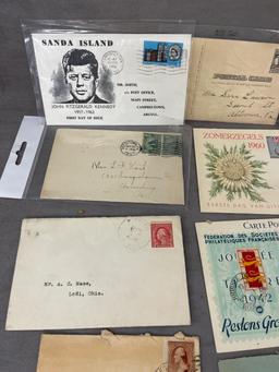 Stamp Cover Antique Postage Rare Collection Lot of 20