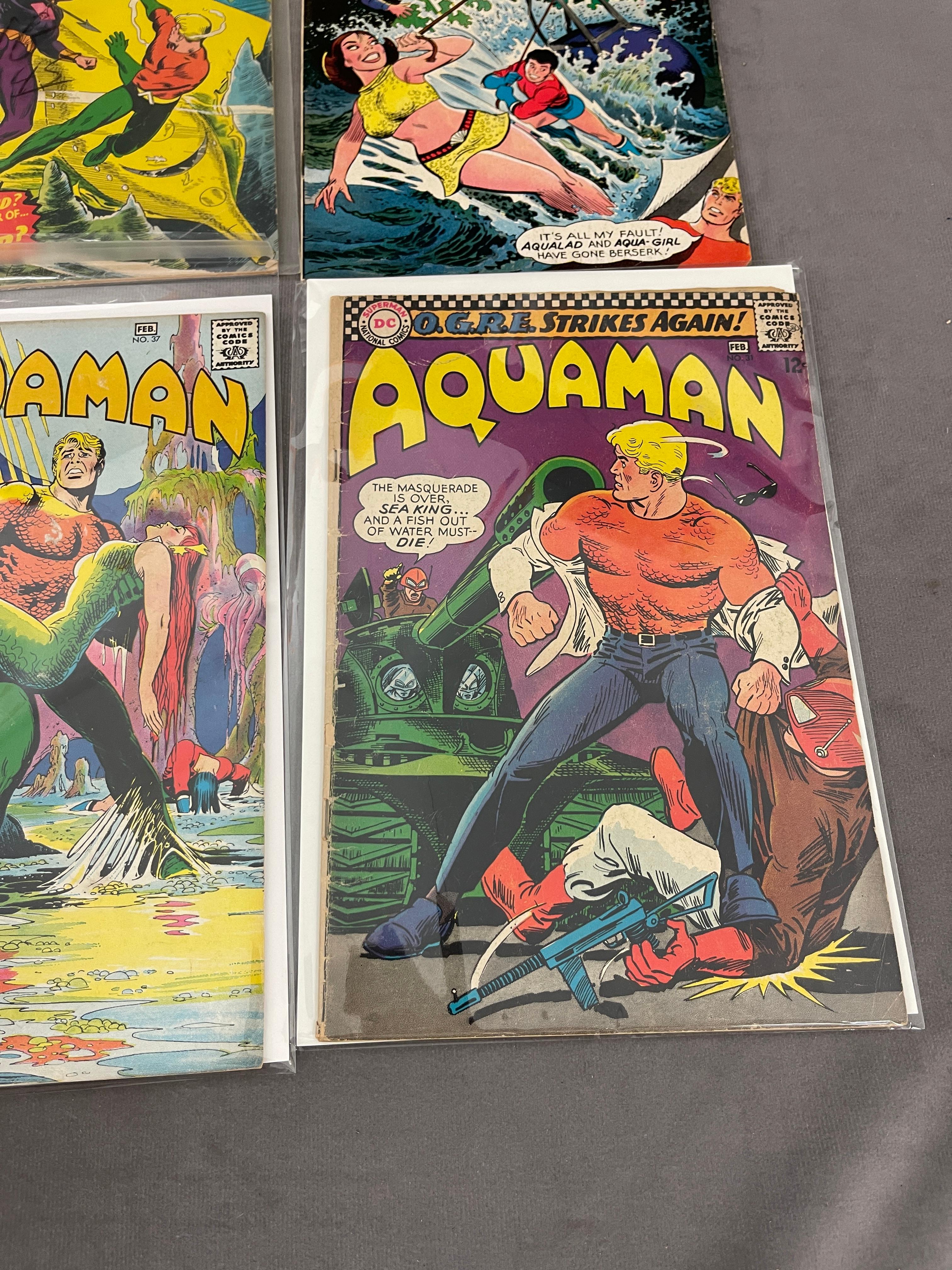 Aquaman #29, #31, #33, #37, #44 DC Marvel Comic Book Collection Lot