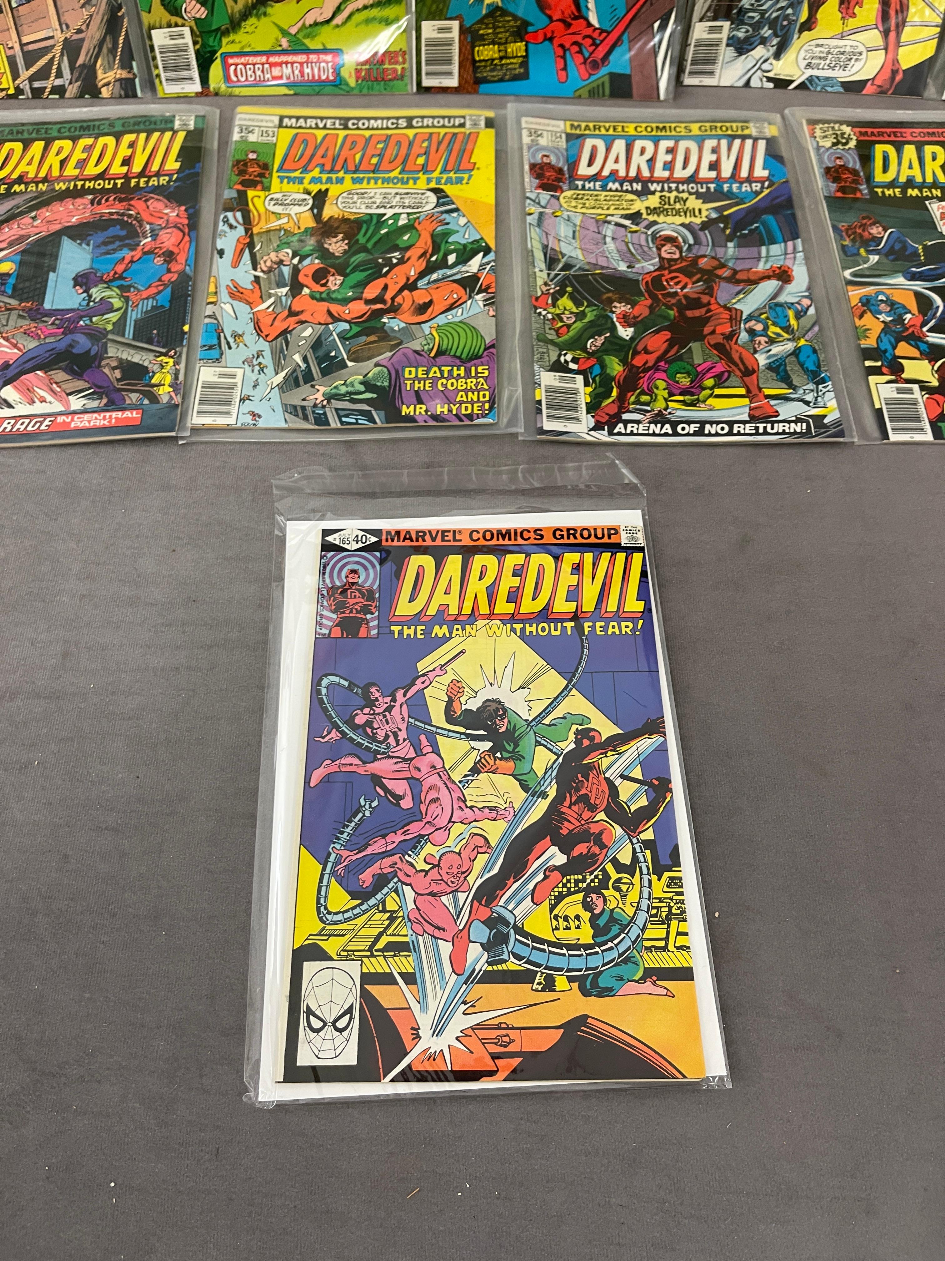 Daredevil Marvel Comic Book Collection Lot of 10 Including #4 & #165