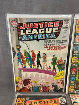 Justice League of America #19, #77, #84, #94, #95, #98 DC Comic Book Collection Lot