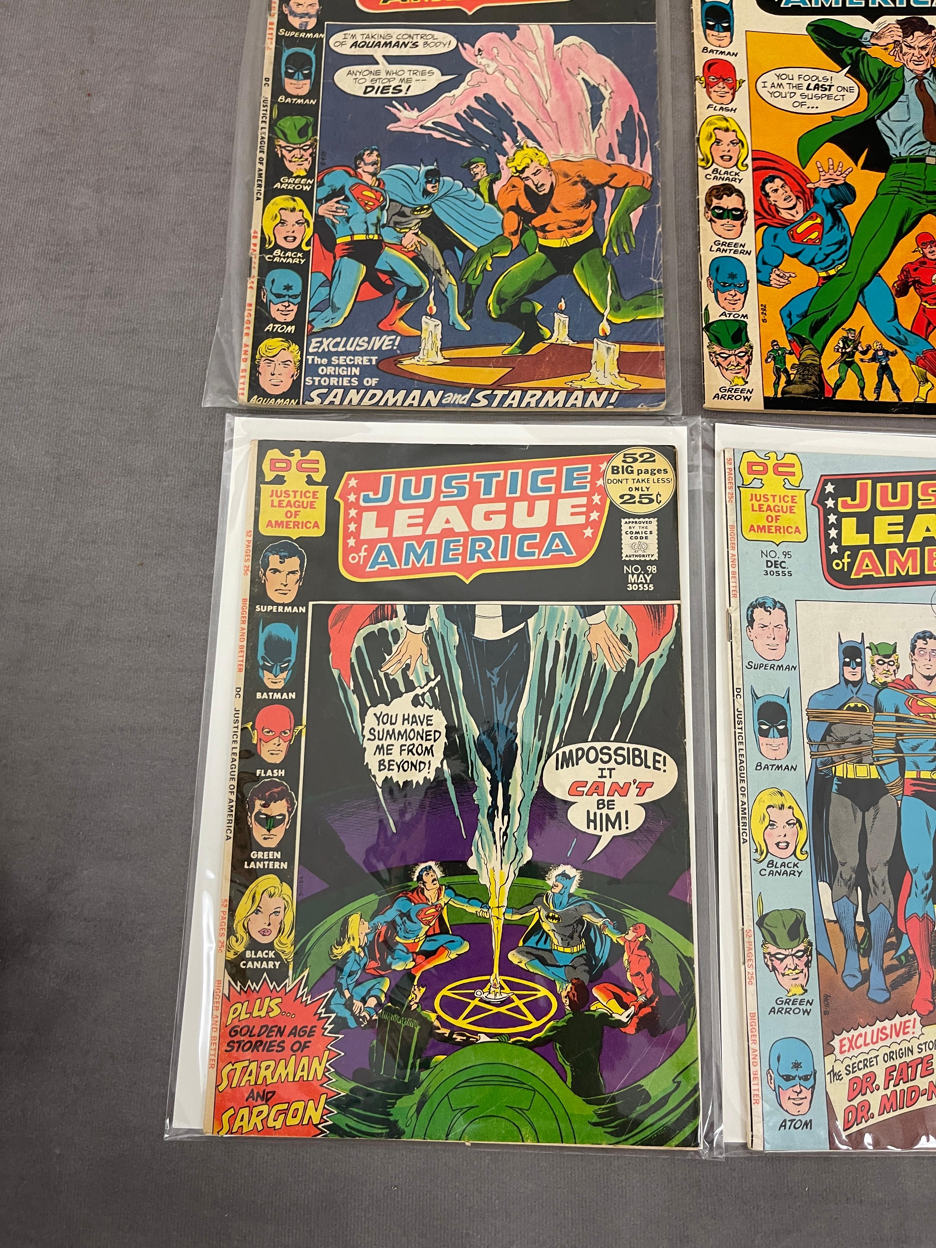 Justice League of America #19, #77, #84, #94, #95, #98 DC Comic Book Collection Lot