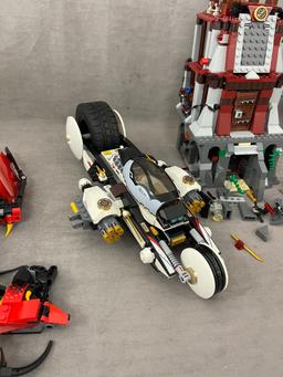 LEGO Ninjago Castle, Ultra Stealth Raider, Battle Grounds and More Collection Lot