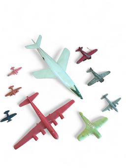Anitque toy airplanes