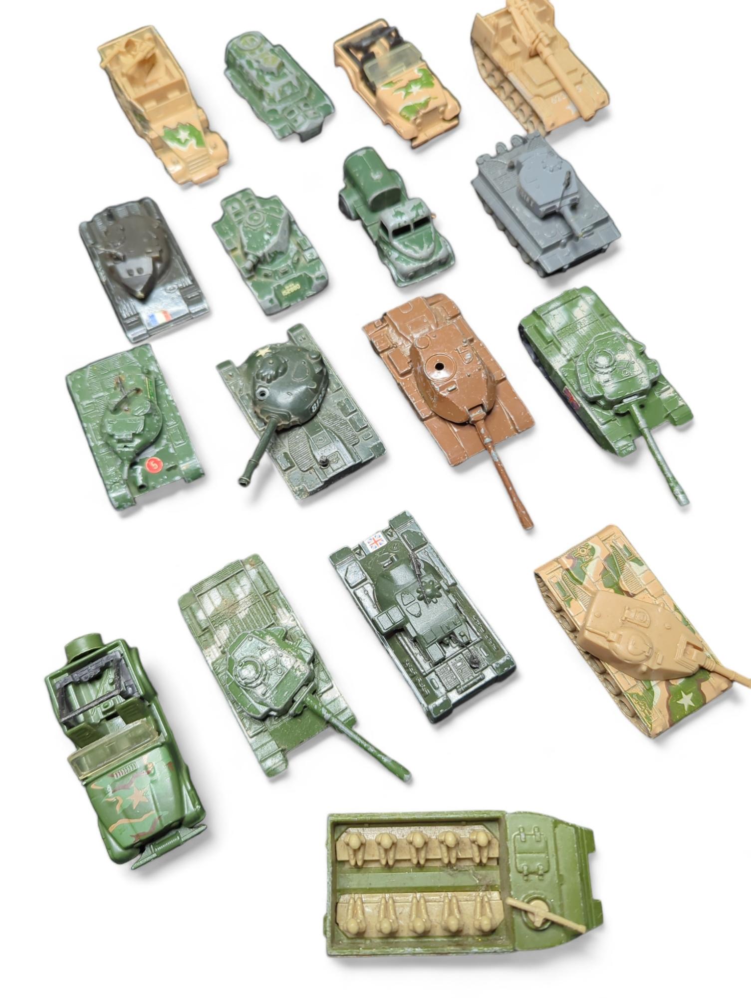 1960's-1980's Hot Wheels, Matchbox Army tanks and vehicles