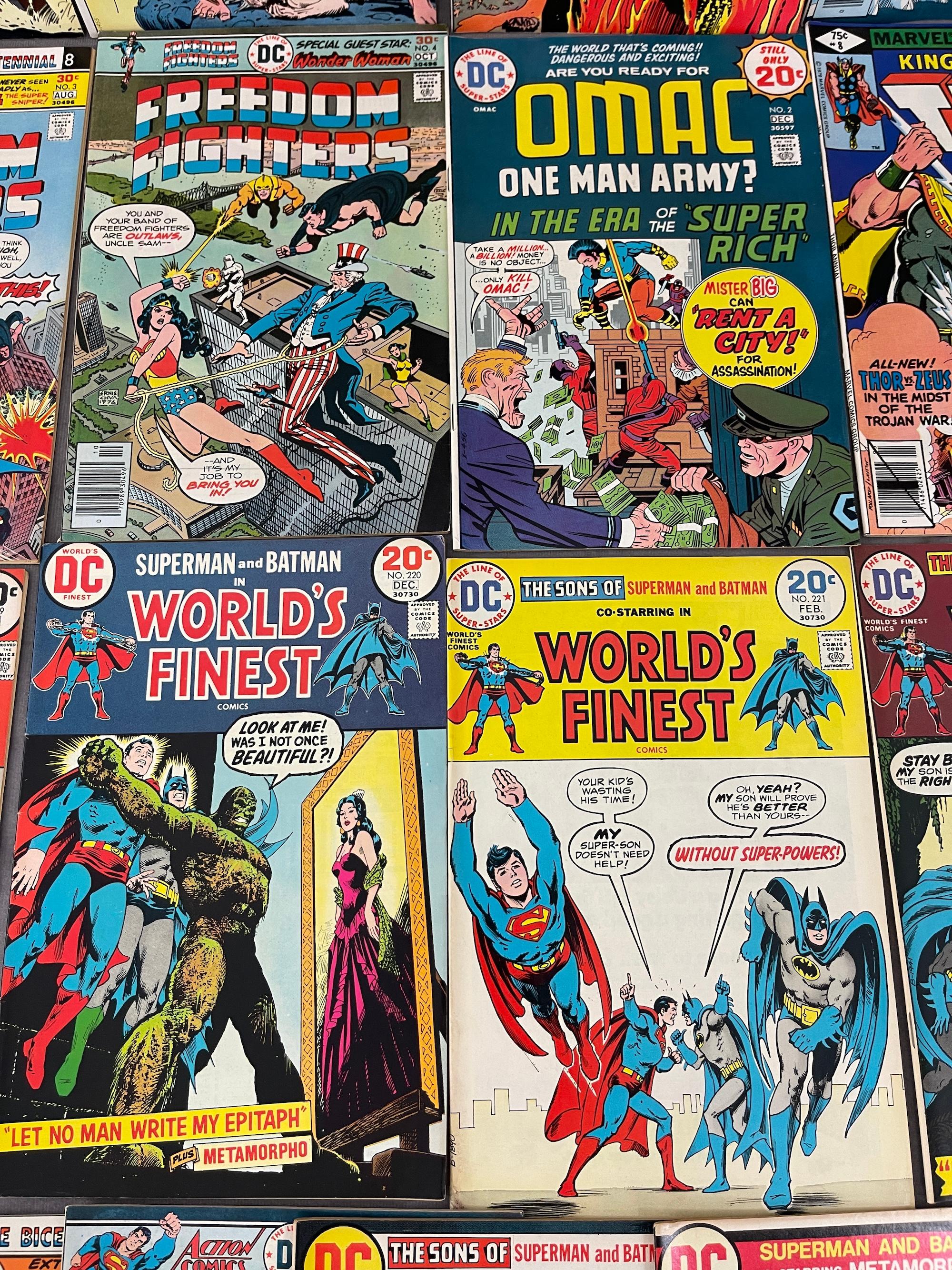 VINTAGE COMIC BOOK COLLECTION TOR AND WORLDS FINEST BATMAN DC COMICS LOT 22