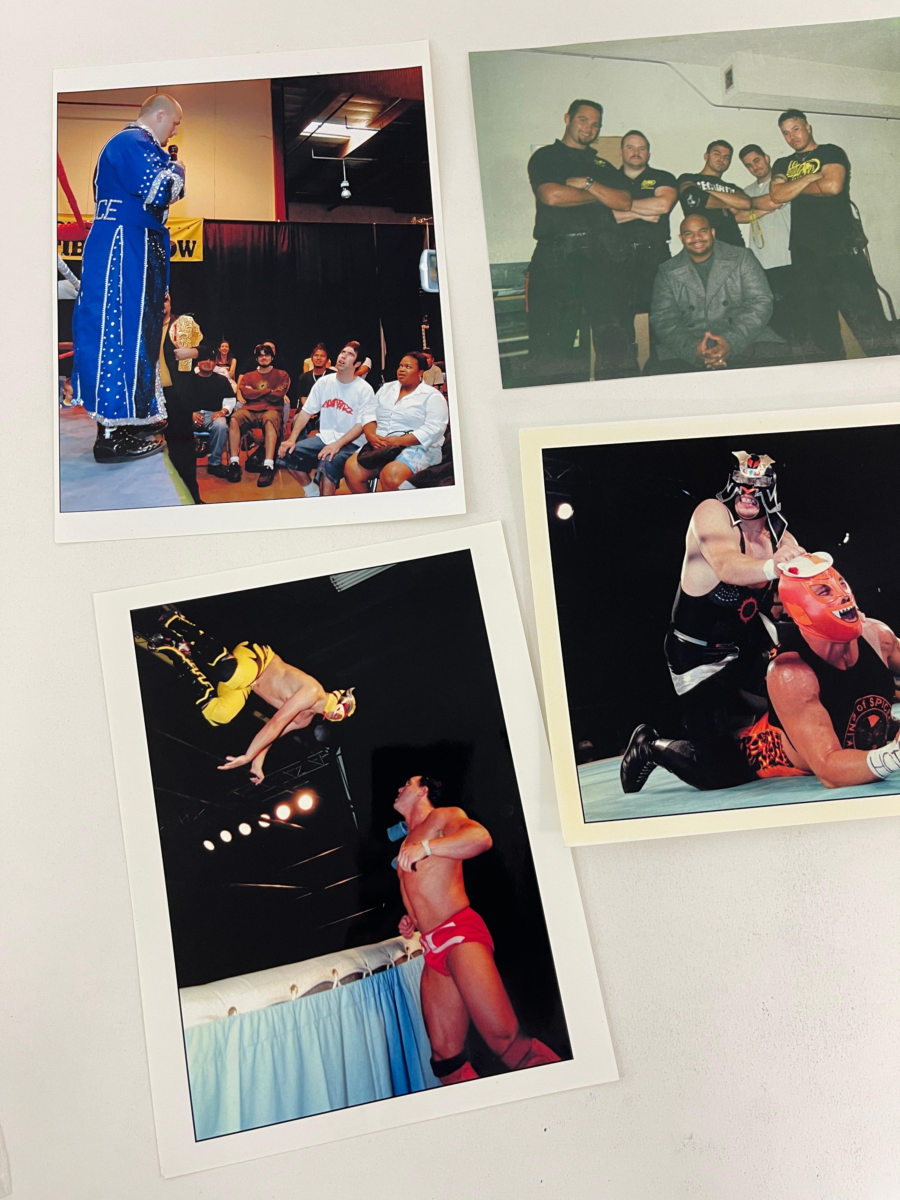 vintage NWA Wrestling Photos lot 6 Dave Marquez 8" x10 '