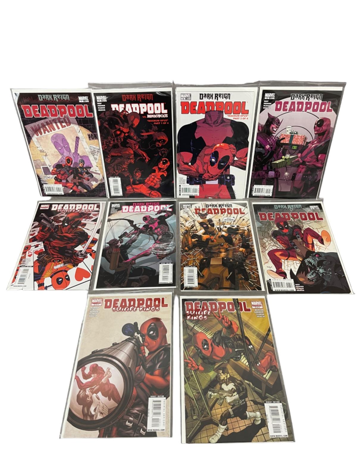 Deadpool Dark Reign & Suicide Kings Marvel Comic Collection Lot of 10