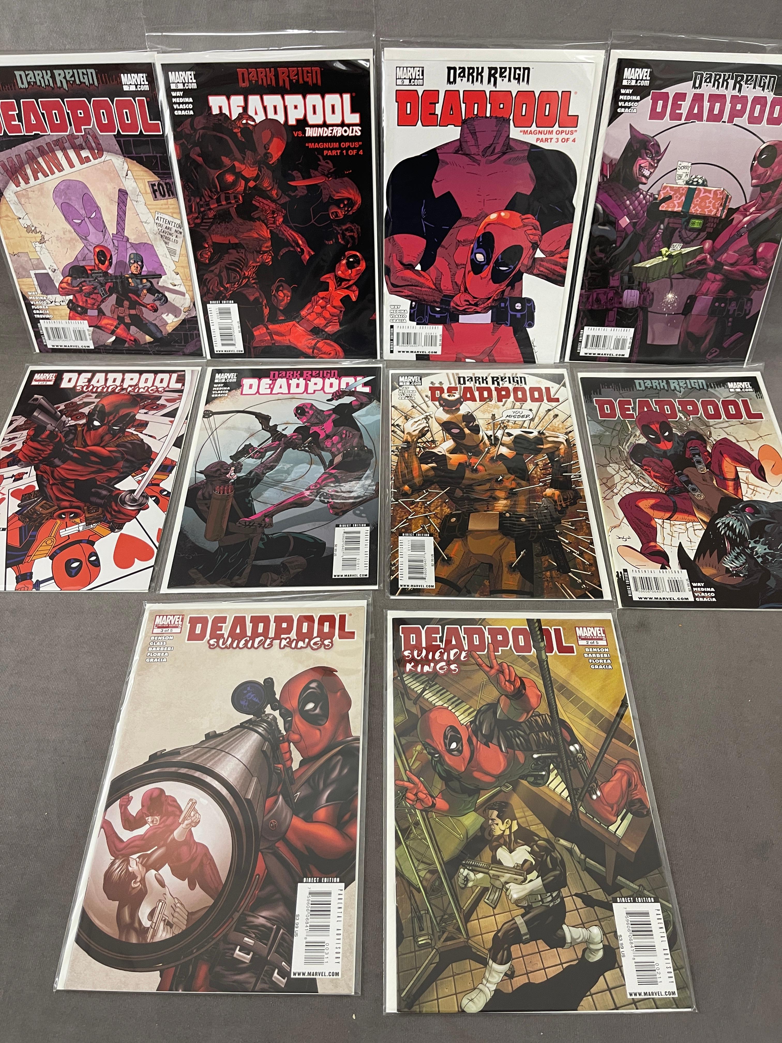 Deadpool Dark Reign & Suicide Kings Marvel Comic Collection Lot of 10