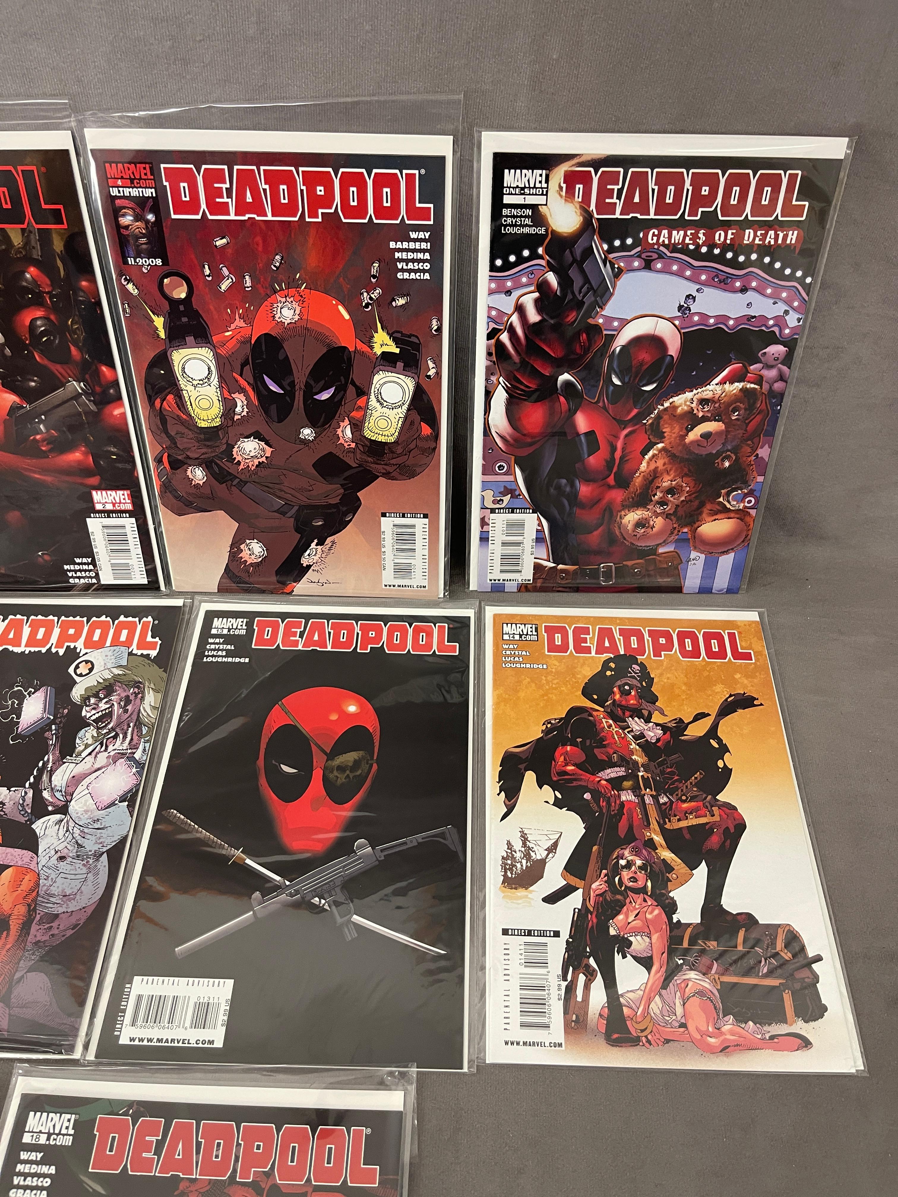 Deadpool Marvel Comic Book Collection Lot of 10
