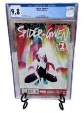 COMIC BOOK Spider-Gwen 1 4/15 Marvel Comics CGC 9.8 WHITE