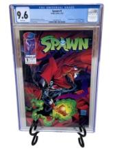 COMIC BOOK Spawn 1 5/92 Image Comics  CGC 9.6