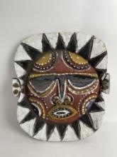 Papua New Guinea Wood Carved Yam Mask