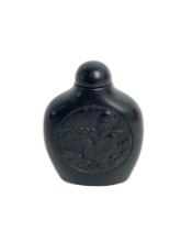 Chinese black stone snuff bottle seal