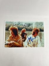 ORIGINAL COLOR PHOTOGRAPHY CREAM ERIC CLAPTON JACK BRUCE AND  Ginger Baker SIGNED