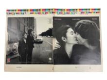 VINTAGE RARE ORIGINAL ALBUM COVER PRINTERS PROOF Double Fantasy John Lennon Yoko Ono Beatles