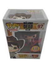 Funko POP! Television: Walking Dead Carl #97 7-11 Exclusive Signed by Chandler Riggs