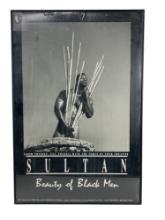 Vintage 1993 Sultan Beauty of Black Men and Herb Ritts Male Interest Framed Posters
