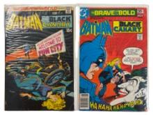 Brave and the Bold #91 & #141 Batman and Black Canary Comic Books