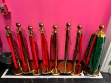 VELVET ROPE STANCHIONS