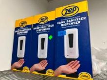 TOUCH-FREE HAND SANITIZER DISPENSERS