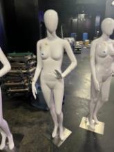 FEMALE BODY MANNEQUIN - FEMALE 5.8" APPROX - REALIST ADJUSTABLE WITH STAND