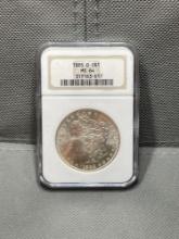 1885-O MS 64 Grade Silver Morgan Dollar