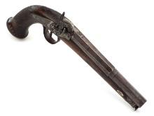 High Quality 18th C. Italian Percussion Pistol Made In Naples.