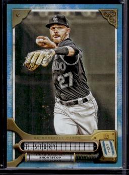 Trevor Story 2022 Topps Gypsey Queen Blue Border (#56/150) Parallel #114