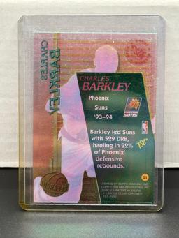 Charles Barkley 1994 Topps Stadium Club Clear Cut Acetate Insert #21