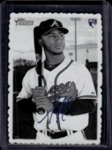 Ozzie Albies 2018 Topps Heritage Deckle Edge Rookie RC Insert #11