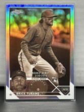 Brice Turang 2023 Topps Chrome Sepia Refractor Rookie Debut RC #USC119