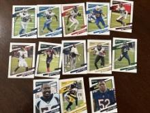 Lot of 13 Panini Donruss NFL Cards - Ekeler, Mack, Von Miller, Swift, Watson