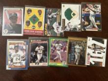 Barry Bonds Lot of 10 MLB Cards
