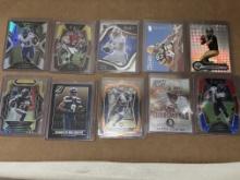 Lot of 10 NFL Cards - Dobbins Silver RC, Brees, Winston Silver RC, Hawk RC