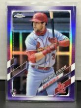 Dylan Carleson 2021 Topps Chrome Rookie Debut Purple Refractor RC #USC54