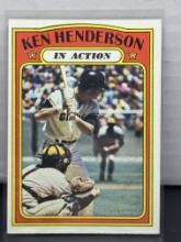Ken Henderson In Action 1972 Topps #444