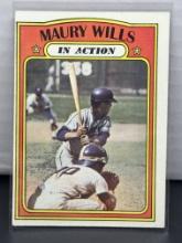 Maury Wills In Action 1972 Topps #438