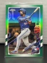 Marcus Semien 2021 Topps Chrome Green (#30/75) Refractor #USC76