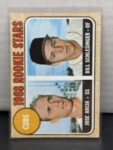 Jose Arcia Bill Schlesinger 1968 Topps Rookie RC #258