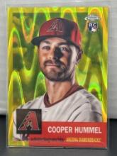 Cooper Hummel 2022 Topps Chrome Yellow Raywave (#150/250) Refractor Rookie RC #299