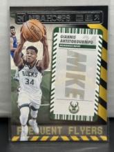 Giannis Antetokounmpo 2021-22 Panini Hoops Frequent Flyers Insert #2