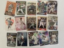 Lot of 15 MLB Cards - Wilson /40, Mattingly, Piazza, Greinke, Puckett