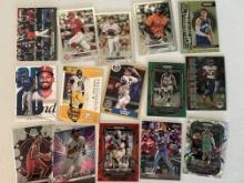 Lot of 15 Sports Cards - Cook Red Cracked Ice, Correa, Henry, Alonso, Mills Green