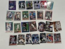 Lot of 25 MLB Baseball Cards - Clemens, Griffey, Puckett, Winfield, Strawberry